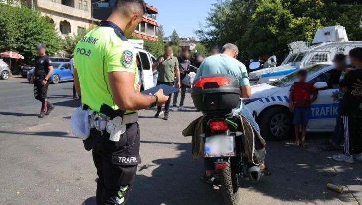 Mardin’de 132 sürücüye trafik cezası kesildi