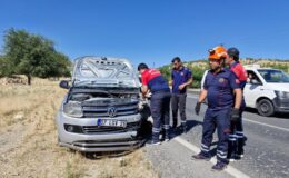 Mardin’de trafik kazası: 2 yaralı