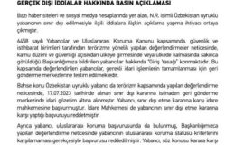 Göç İdaresi Başkanlığı: “Özbekistan uyruklu N.R. sınır dışı edildi”
