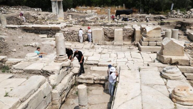 Stratonikeia’da tarih kazıları 45 derecede sürüyor