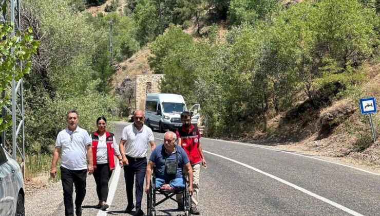 Tunceli’de engelli vatandaşın hayali gerçek oldu