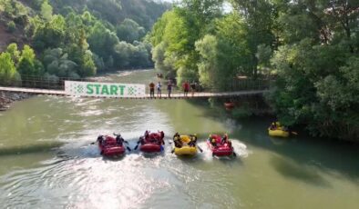 Türkiye’nin huzuru rafting yarışması başladı