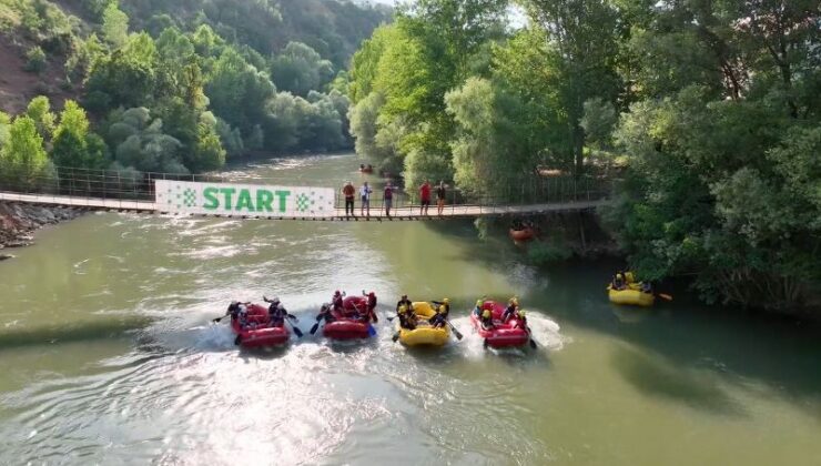 Türkiye’nin huzuru rafting yarışması başladı