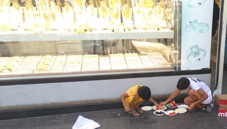 Diyarbakır’da milyonluk altınların altında kahreden görüntü