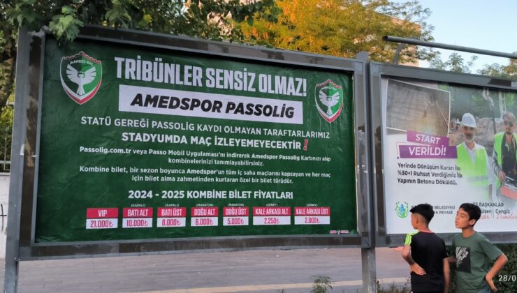 Amedspor’dan Taraftarlarına Bilboardlı Çağrı: “Tribünler Sensiz Olmaz!”
