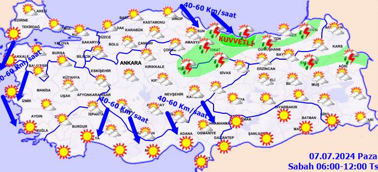 Yurt genelinde değişen hava koşulları