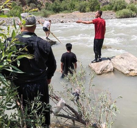 Zap Suyu’nda balık avlayan genç akıntıya kapıldı