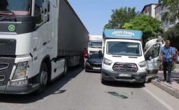 Zincirleme kazada 6 araç hasar gördü