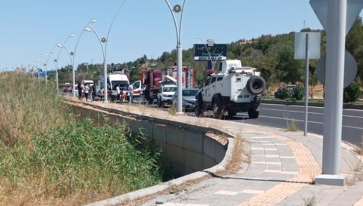 Fakülte köprüsünde Ambulans Alev aldı