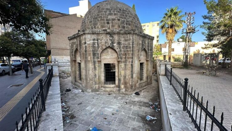 Kızıltepe’de tarihi kümbet çöp alanı oldu