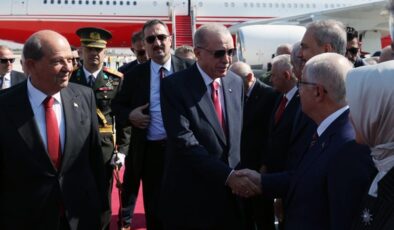 Cumhurbaşkanı Erdoğan, KKTC’de