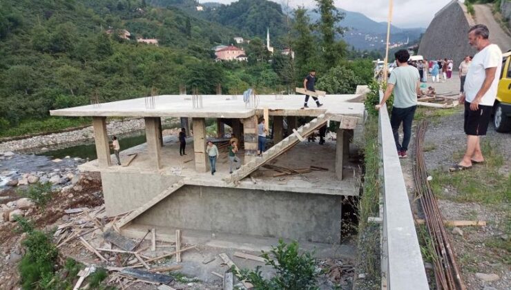 Dere yatağındaki inşaata yıkım kararı