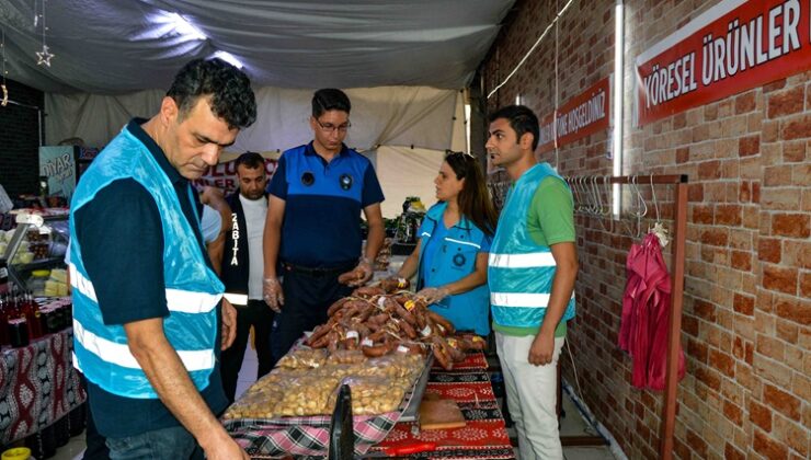 Diyarbakır’da 1 ton 200 kilogram gıda imha edildi