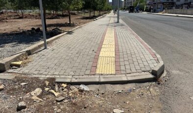 Diyarbakır’da rampasız yol engelli bireyleri zorluyor