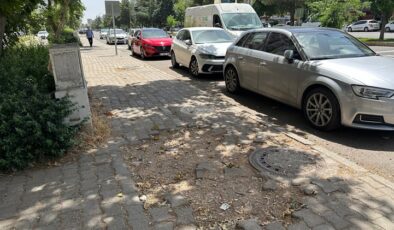 Diyarbakır Fırat Bulvarı’nda kaldırım bozukluğu zorluyor