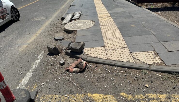 Selahaddin Eyyubi Bulvarı’nda kaldırım sorunu
