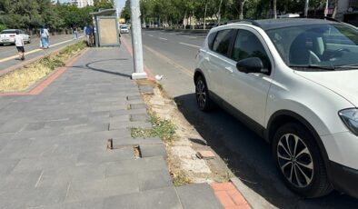 Diyarbakır’da bozuk kaldırımlar vatandaşı bezdirdi