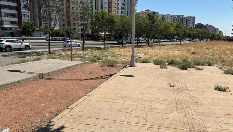 Diyarbakır’da kaldırım hatası görenleri hayrete düşürdü!