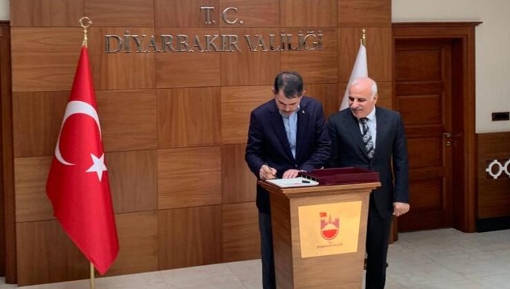 Çevre Şehircilik Bakanı Murat Kurum Diyarbakır’da