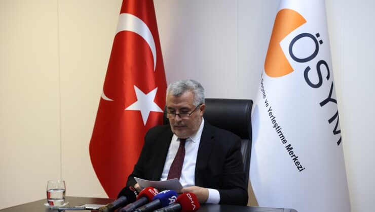 ÖSYM Başkanı Ersoy, YKS’de iptal edilen soru yok