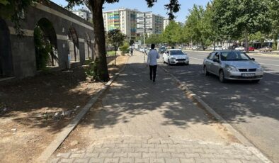 Diyarbakır’da Park Orman çevresinde engelliler için ulaşım zorluğu