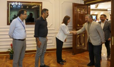 Saadet Partisi’nden Belediye Eş Başkanlarına ziyaret