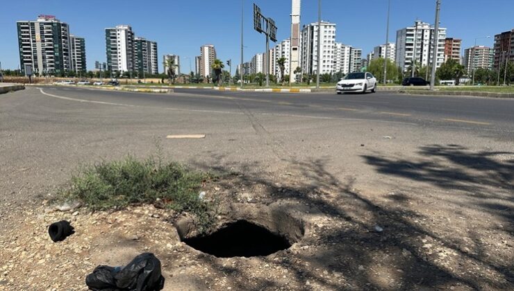 Diyarbakır’da tehlike saçan rögar