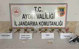Uyuşturucu baskınında Roma sikkesi bulundu