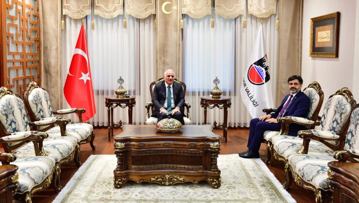 Rektör Karakoç’tan Vali Zorluoğlu’na hayırlı olsun ziyareti