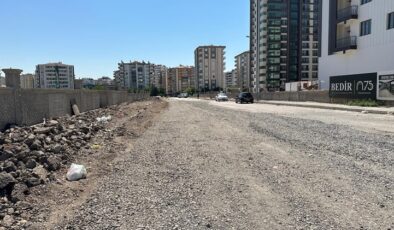 Diyarbakır’da bu yoldaki bakımsızlık sürücü ve yayaları zorluyor