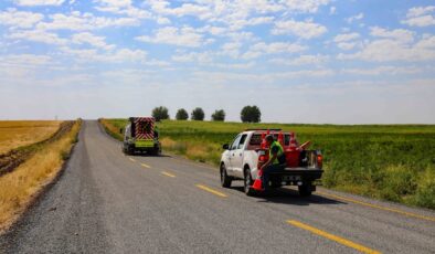 24 kilometrelik yol yenilendi