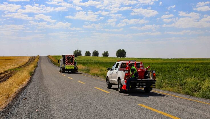 24 kilometrelik yol yenilendi