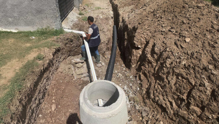 Çermik ilçesi Demet Küme Evlerinde altyapı çalışmaları tamamlandı