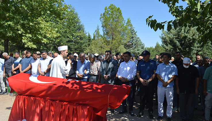 Kalp krizi sonucu ölen askeri personel için tören düzenlendi