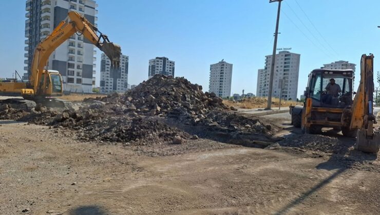 Yeni yerleşim yerlerinde altyapı çalışmaları sürüyor