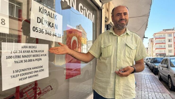 Kiralık ilanı şaşırttı: Kira bedeli altın, mazot veya ekmek