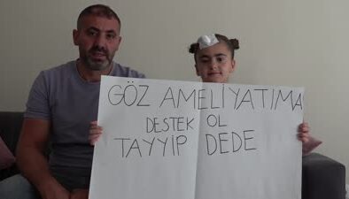 Açtığı pankartla Cumhurbaşkanı Erdoğan’dan yardım isteyen Ada, İstanbul’da tedavi edilecek