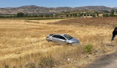 Adıyaman’da otomobil takla attı: 2 yaralı