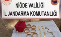 Altın hırsızı jandarma tarafından yakalandı