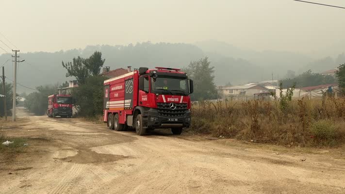 Bolu’da orman yangını 45 saattir sürüyor