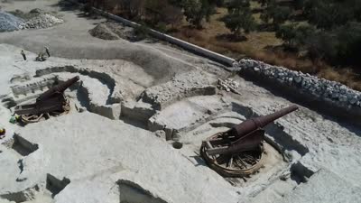 Çanakkale’deki Osmanlı top mevzileri 109 yıl sonra ziyaretçilere açık hale getirildi