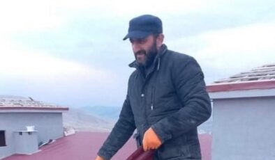Çatıdan düşen işçi hayatını kaybetti