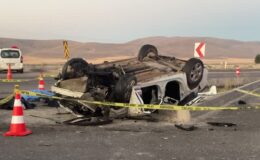 Devrilen otomobildeki 4 kişi öldü, 2 kişi yaralandı