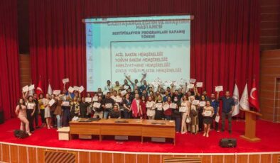 Diyarbakır’da 1439 sağlık personeline sertifika verildi