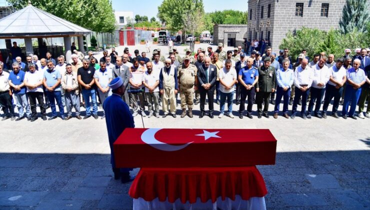 Diyarbakır’da Kore Gazisi son yolculuğuna uğurlandı