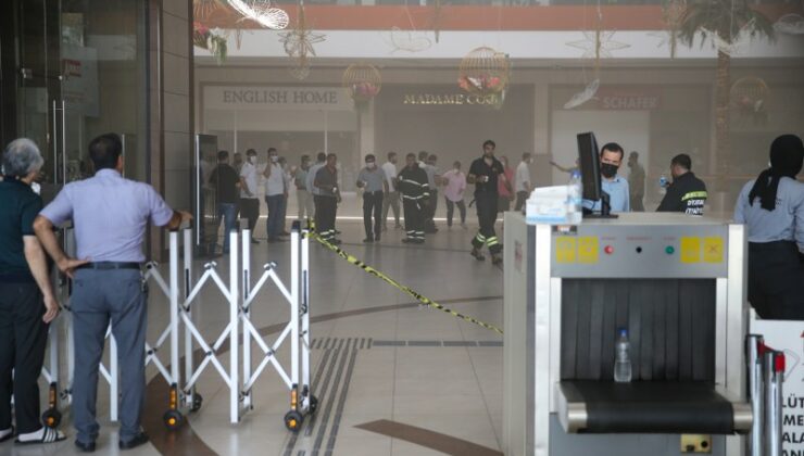 Diyarbakır’da alışveriş merkezinde çıkan yangın söndürüldü