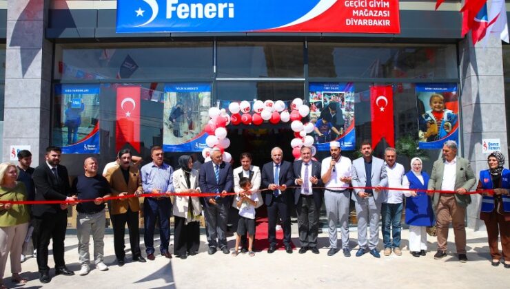 Diyarbakır’da geçici giyim mağazası açıldı
