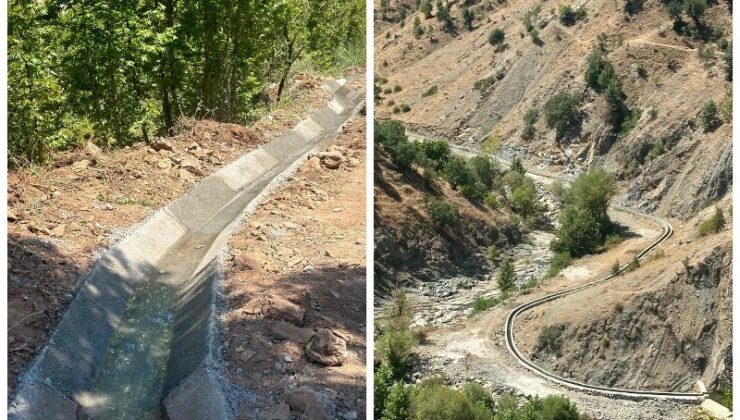 Diyarbakır’da tarıma destek sulama kanalları