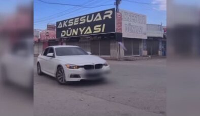 Drift yapan sürücüye 32 bin 233 lira ceza uygulandı
