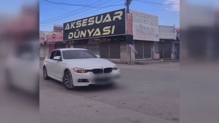 Drift yapan sürücüye 32 bin 233 lira ceza uygulandı